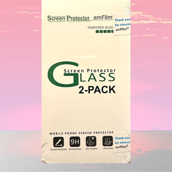 2 NEW GLASS SCREEN PROTECTORS FOR iPHONES! TEMPERED GLASS FOR iPHONES 8/7/6s/6 - Picture 1 of 11